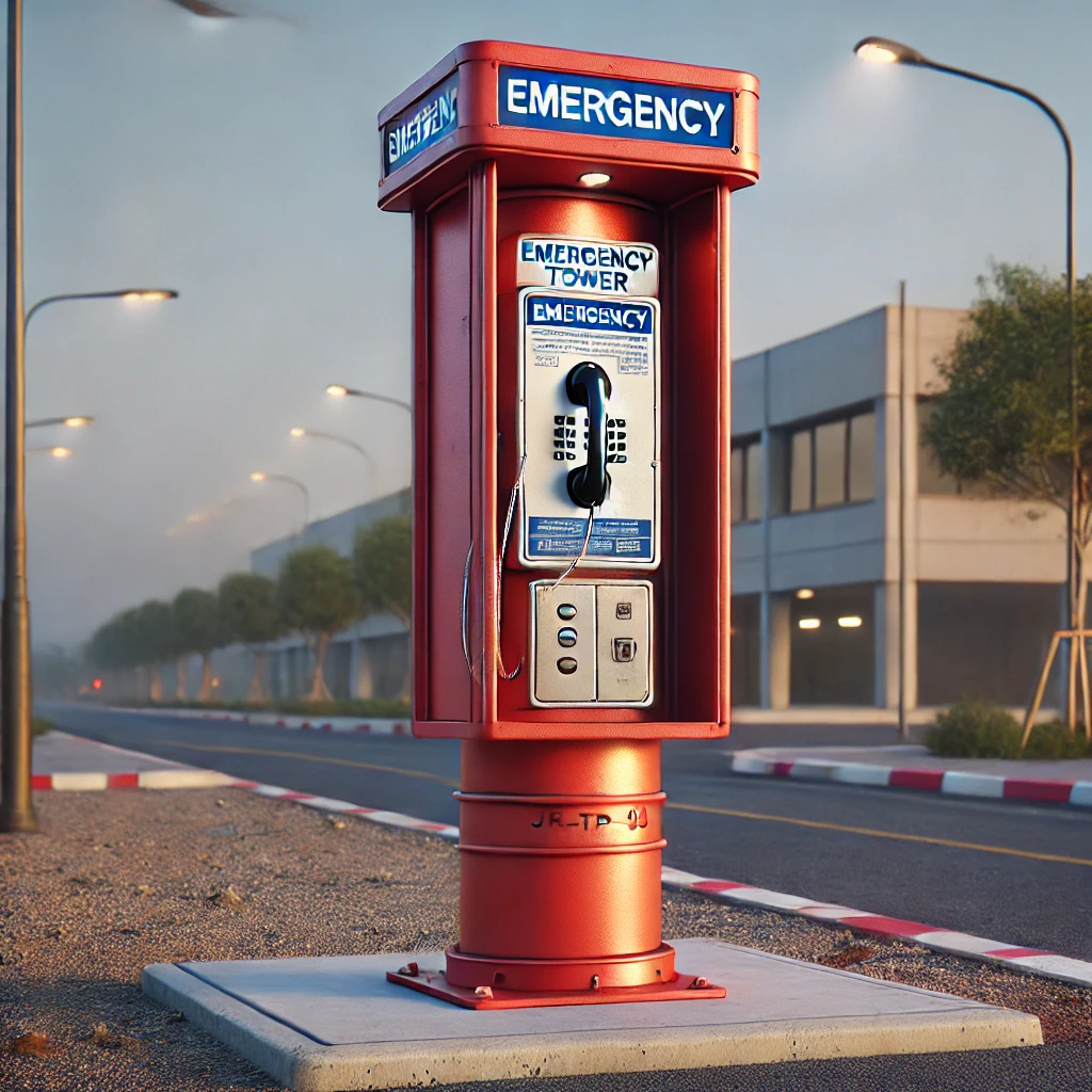 Torre de Emergencia Vozell® JR-TP-03: Seguridad y Comunicación en Zonas Remotas