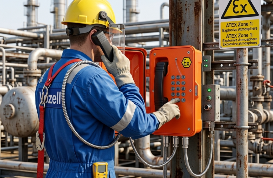 Telefonos ATEX Industriales Vozell