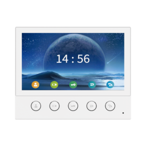 Monitor IP/SIP para interior, Wi-Fi, pantalla táctil de 7, audio de 2 vías, PoE, 8 interfaces de entrada de alarma. - Image 4