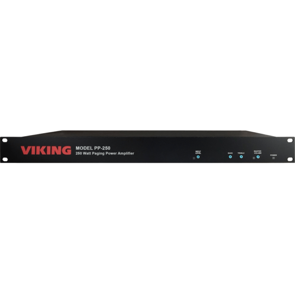 Amplificador de potencia de 250 WATT y 70 V para llamadas de emergencia